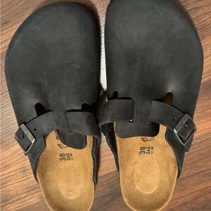 Birkenstock Black Sandals with Buckle